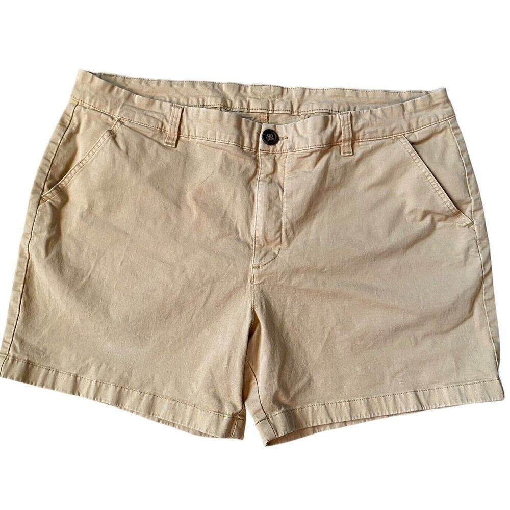 Chubbies Khaki Shorts 5.5" Regular Fit Stretch Cotton Flat Front Chino Men 38